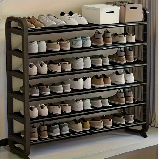 Space-Saving Luxury 5-Tier Metal Shoe Rack Holds