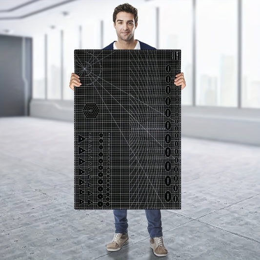 1pc A1 Size Double-Sided PVC Cutting Mat