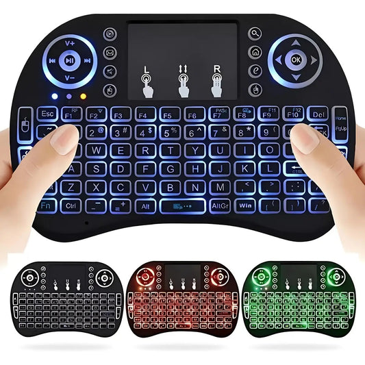 RechargeableWireless Mini Keyboard Remote Control Touchpad Mouse Combo Controller