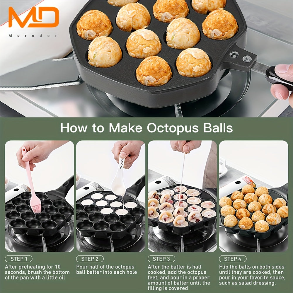 1pc Non-Stick Takoyaki Frying Pan