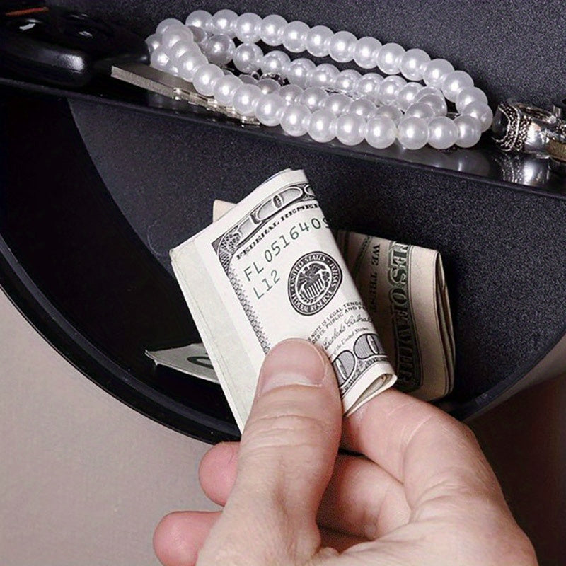 Vintage Wall Clock Featuring a Hidden Safe And Jewelry Compartment