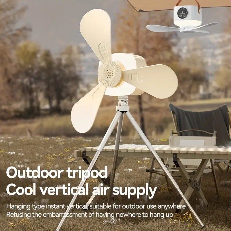 Portable Camping Fan with Light