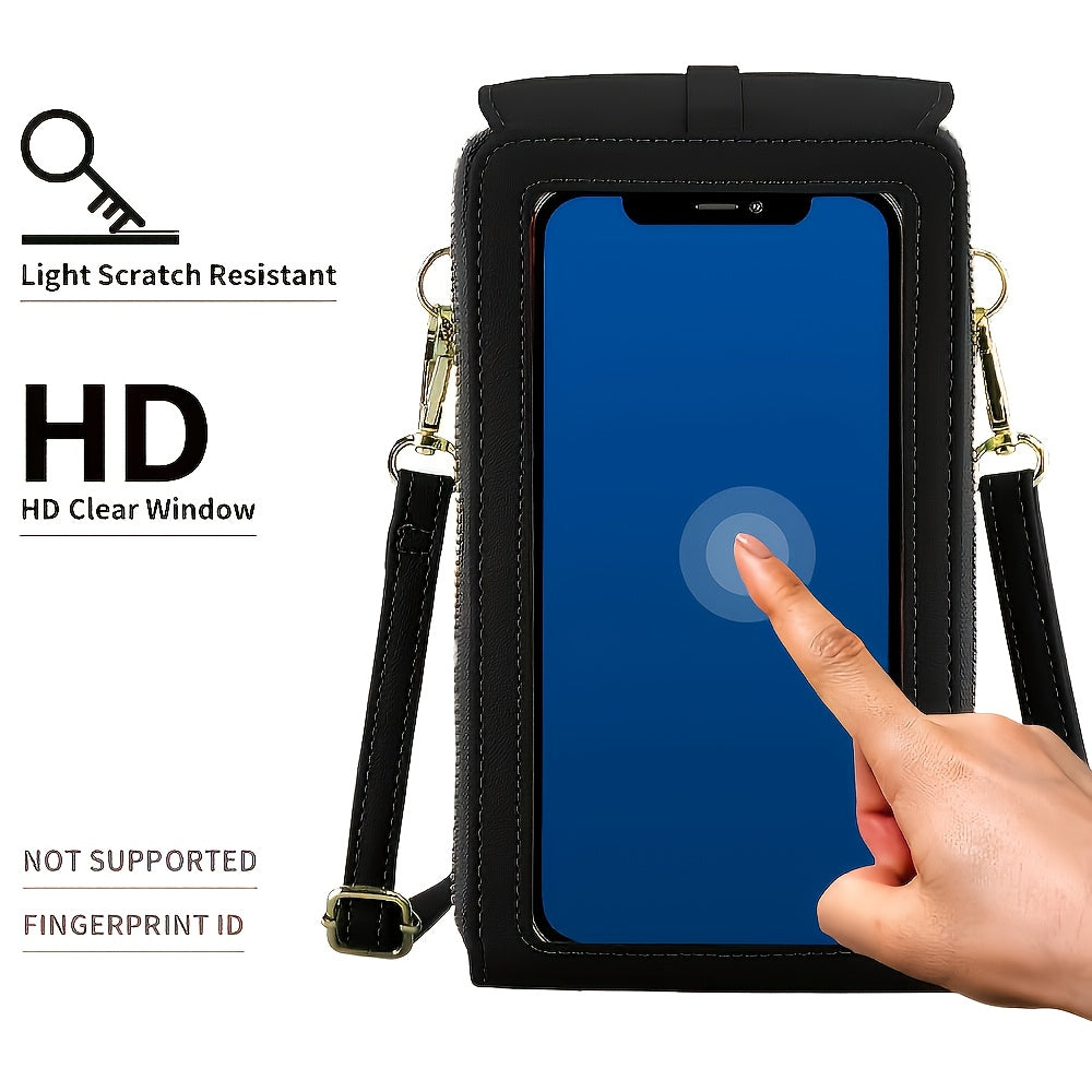 Women'S Multifunctional Crossbody Bag with Detachable Phone Pocket