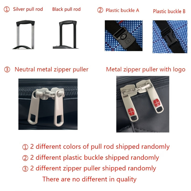 Lightweight And Durable One-Way Wheel Carry-On Suitcase