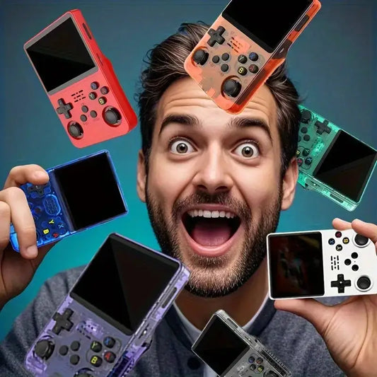 Retro Handheld Game Console R36S, Classic Entertainment with 8.89cm Clear Screen