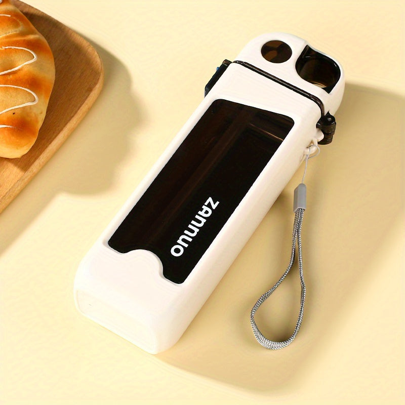 Summer Leakproof Square Water Bottle With Scale