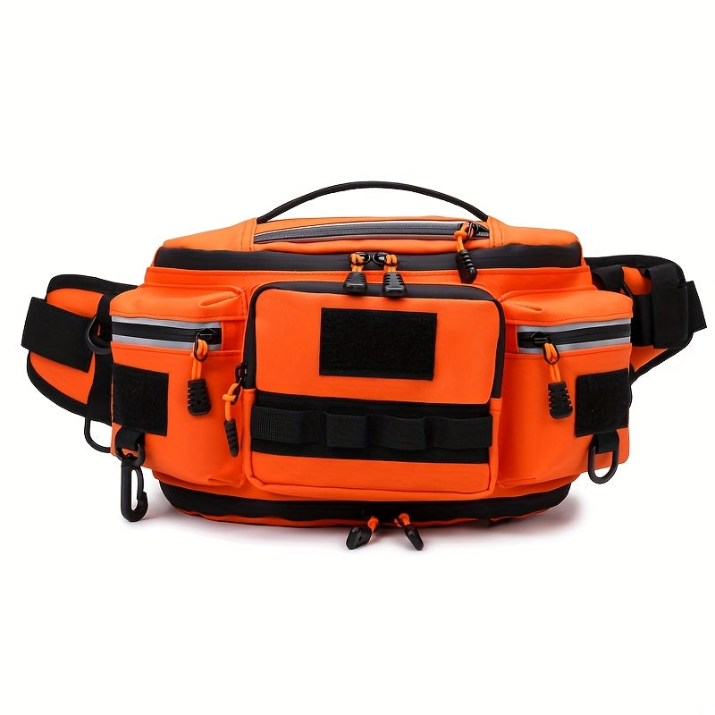 Men's Tactical Waist Bag; Multi-Functional Large Capacity Crossbody Bag