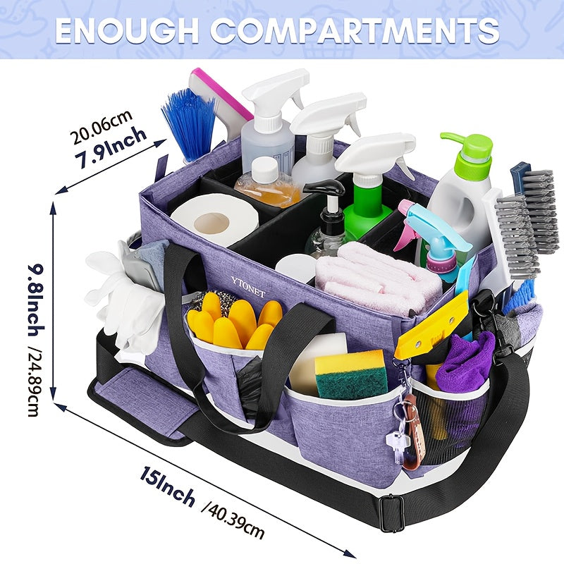 Purple Outdoor Wearable Cleaning Caddy Bag