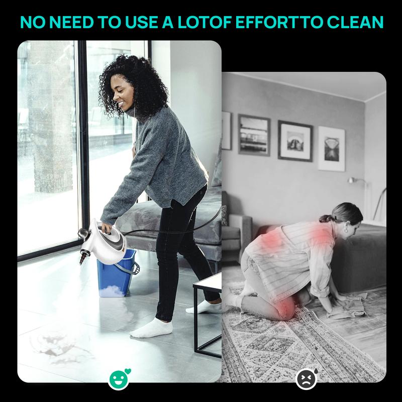 Pressurized Handheld Multi-Surface Natural Steam Cleaner