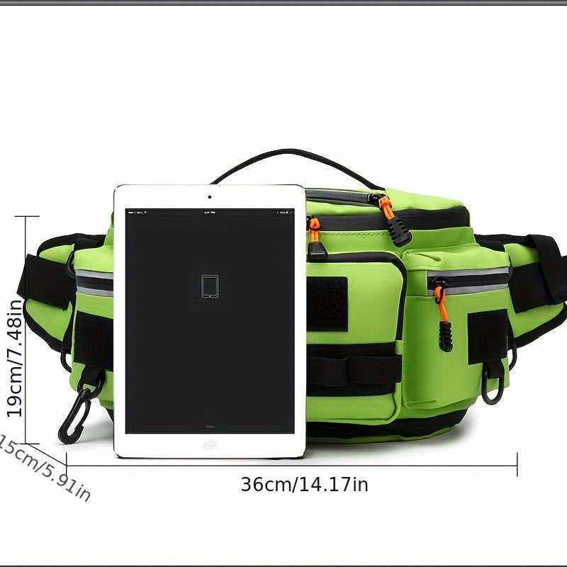 Men's Tactical Waist Bag; Multi-Functional Large Capacity Crossbody Bag