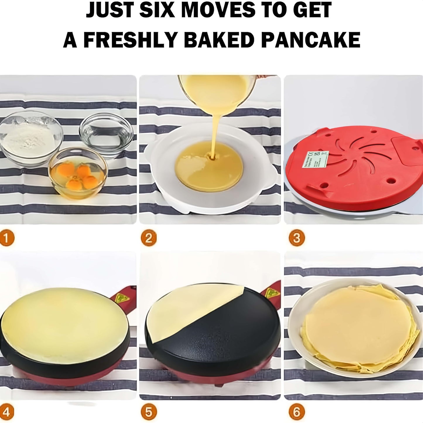 Quick Heat Non-Stick Pancake Maker