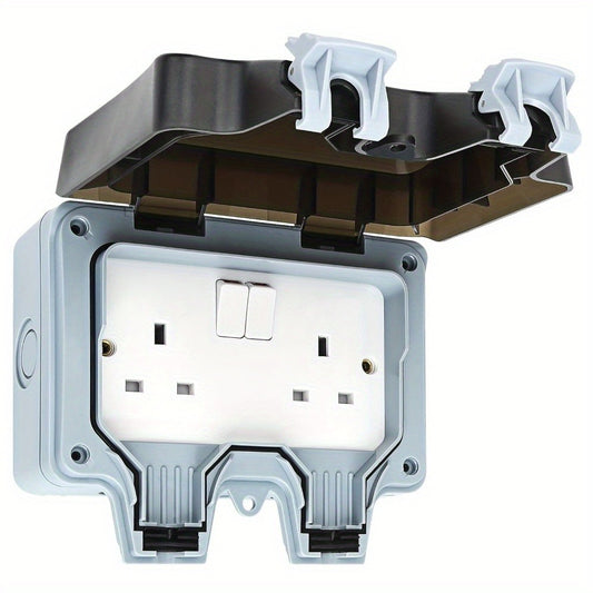 Sockets Double Gang Twin Switched Socket Outside Wall Socket Box