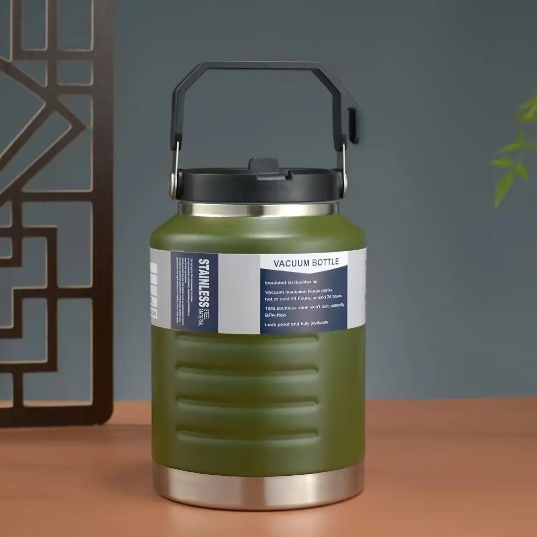 Large Capacity 304 Stainless Steel Insulated Bottle with Handle