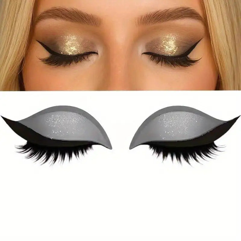 Three-In-One Self-Adhesive Eyeliner, Eyeshadow And Eyelash Stickers