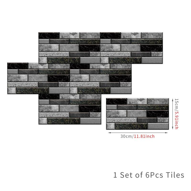 3D Effect Brick Wall Texture Sticker