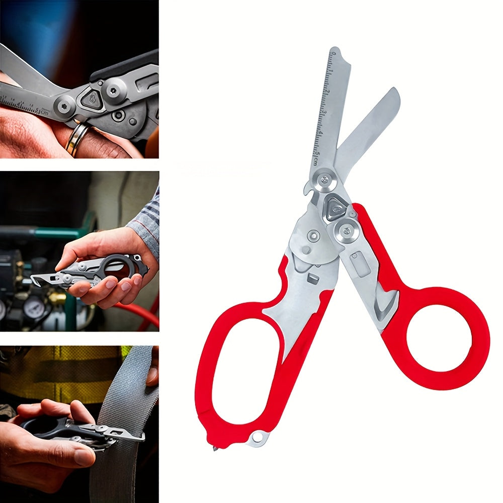 1pc Durable Stainless Steel Tactical Scissors