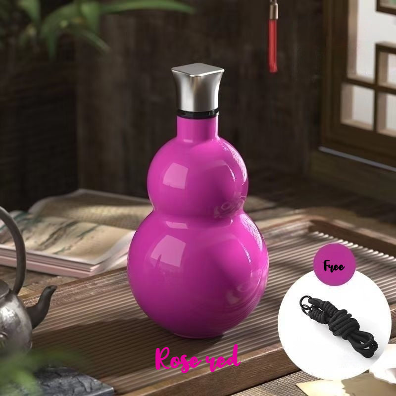 17-ounce large-capacity gourd-shaped insulated cup