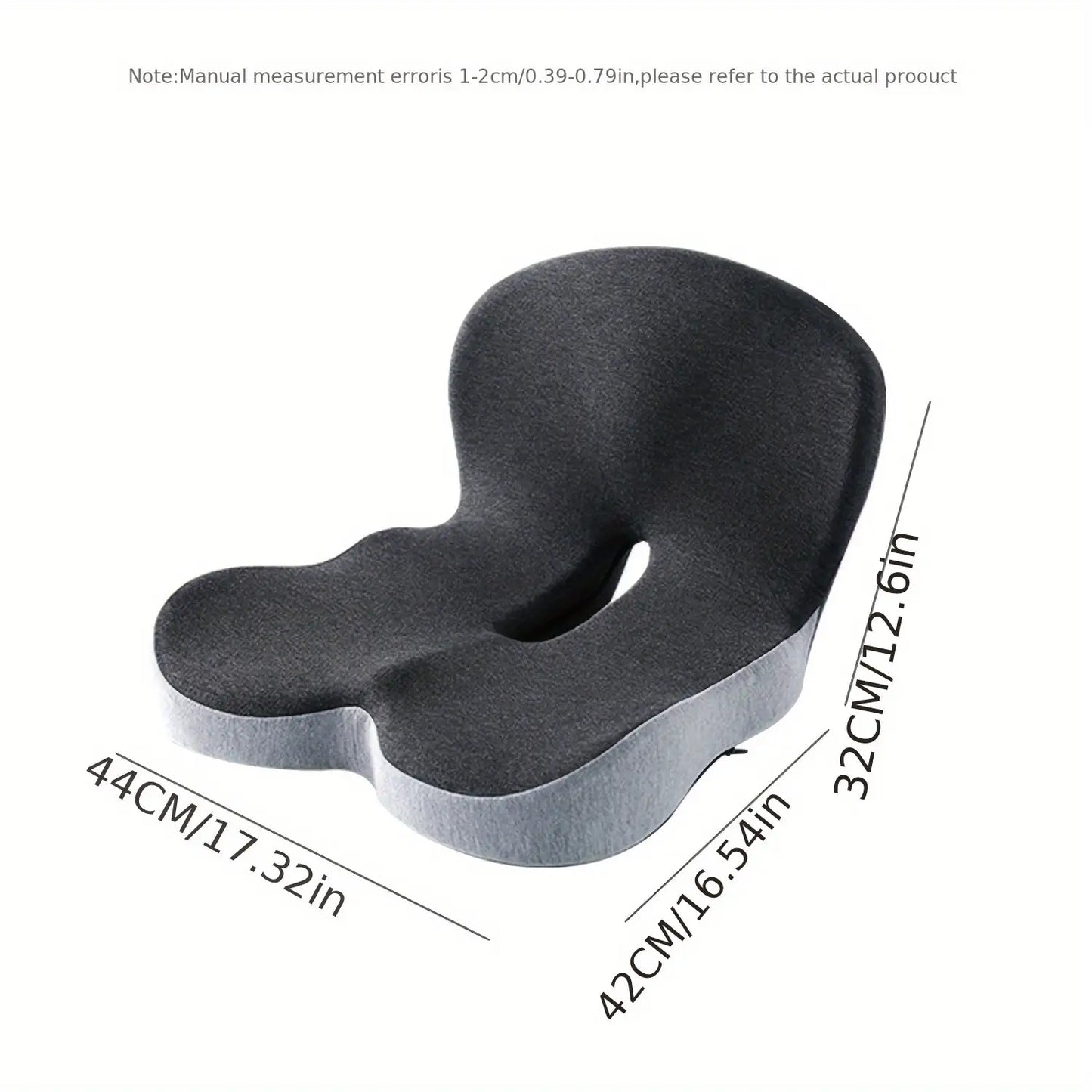 1pc Ergonomic Backrest Seat Cushion