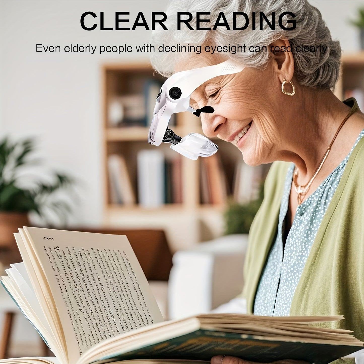 Lightweight LED Head-Mounted Magnifier