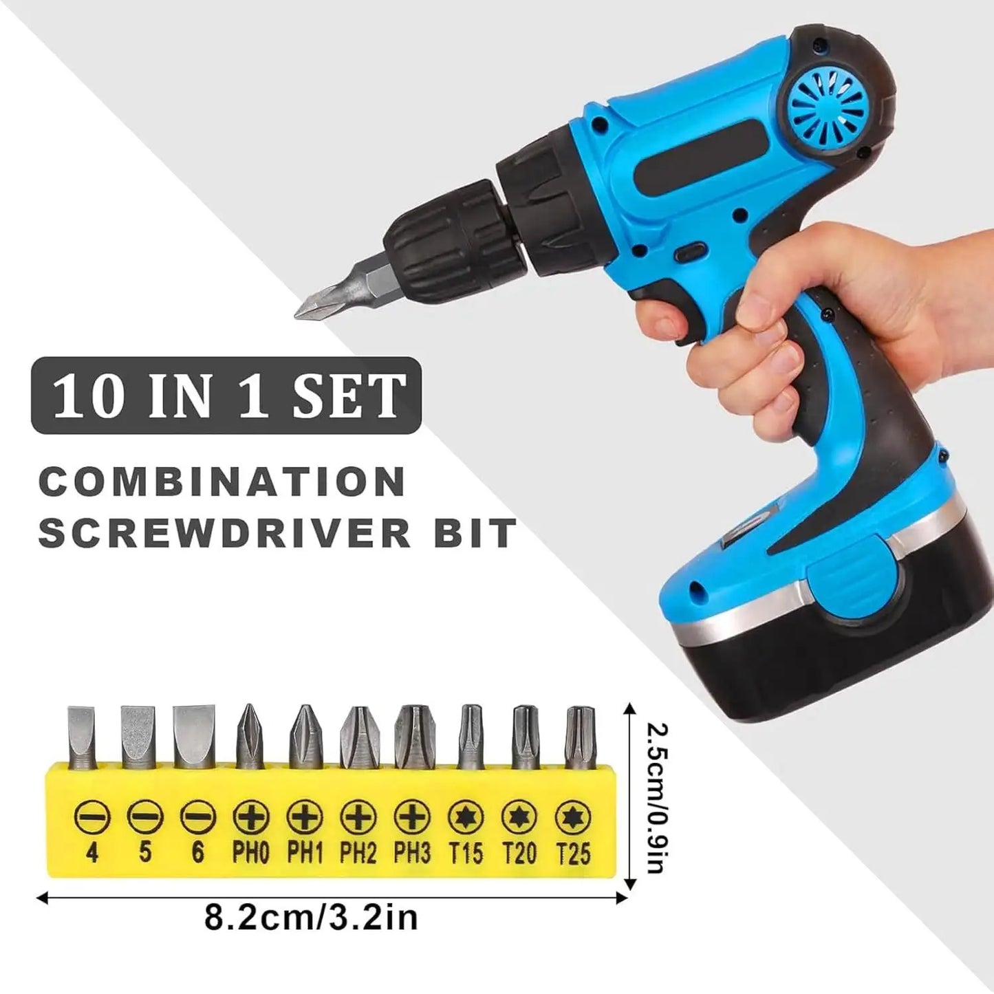 17pcs Flexible Drill Bit Extension Rod Set