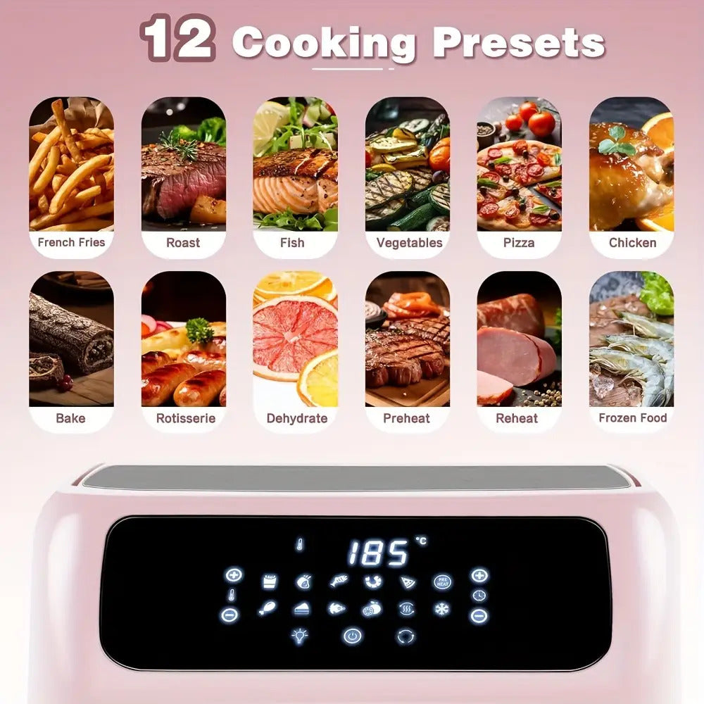 1pc, Hot Air Oven 10 L, 12 In 1 Digital Hot Air Fryer