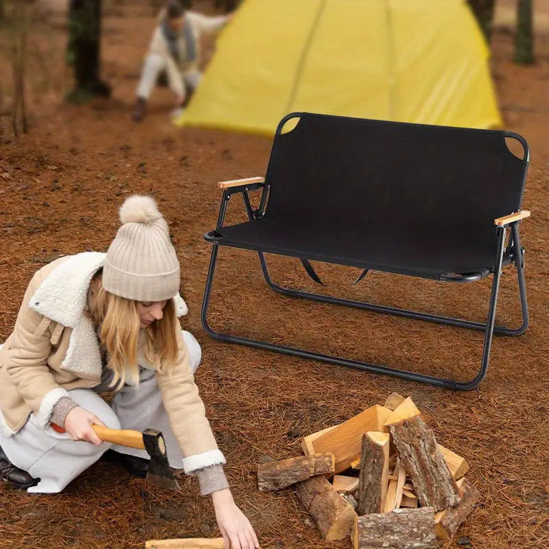 Outdoor Large Double Folding Chair