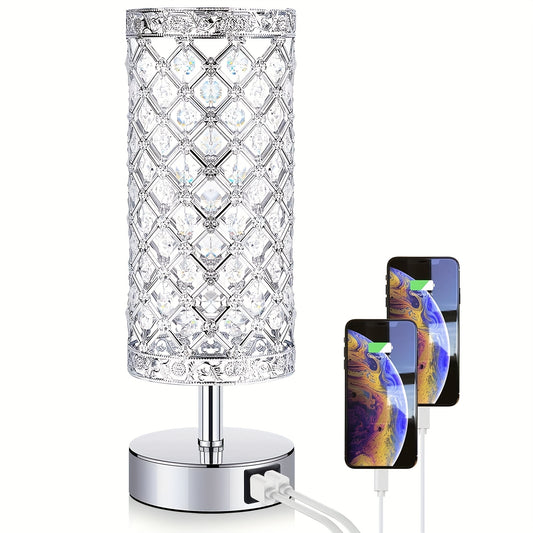 1 Pack Touch Control Crystal Table Lamp