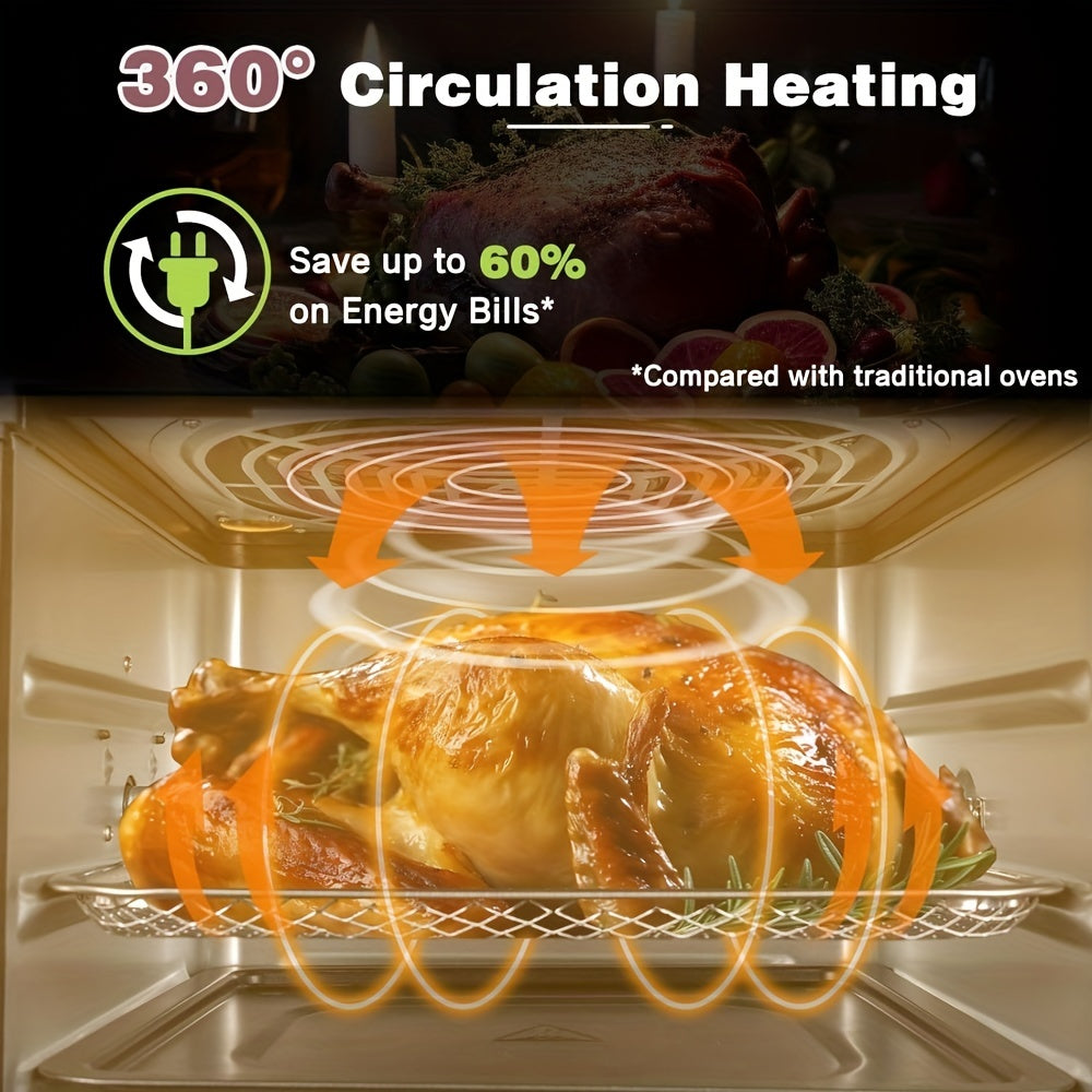 1pc, Hot Air Oven 10 L, 12 In 1 Digital Hot Air Fryer