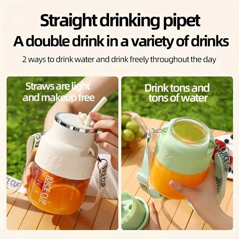 1pc Large Capacity Portable USB Rechargeable Electric Juice Cup