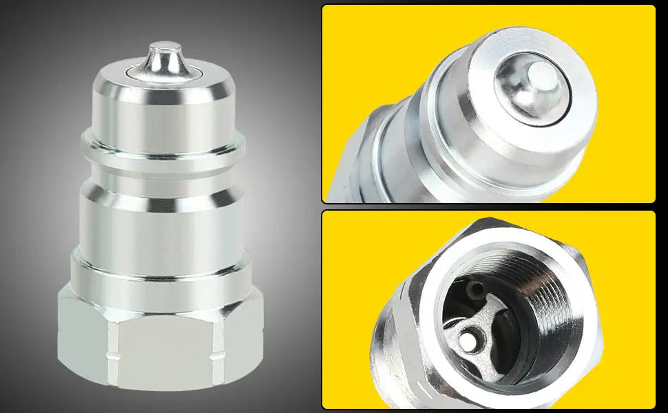 1 Set Hydraulic Quick Connect Coupler