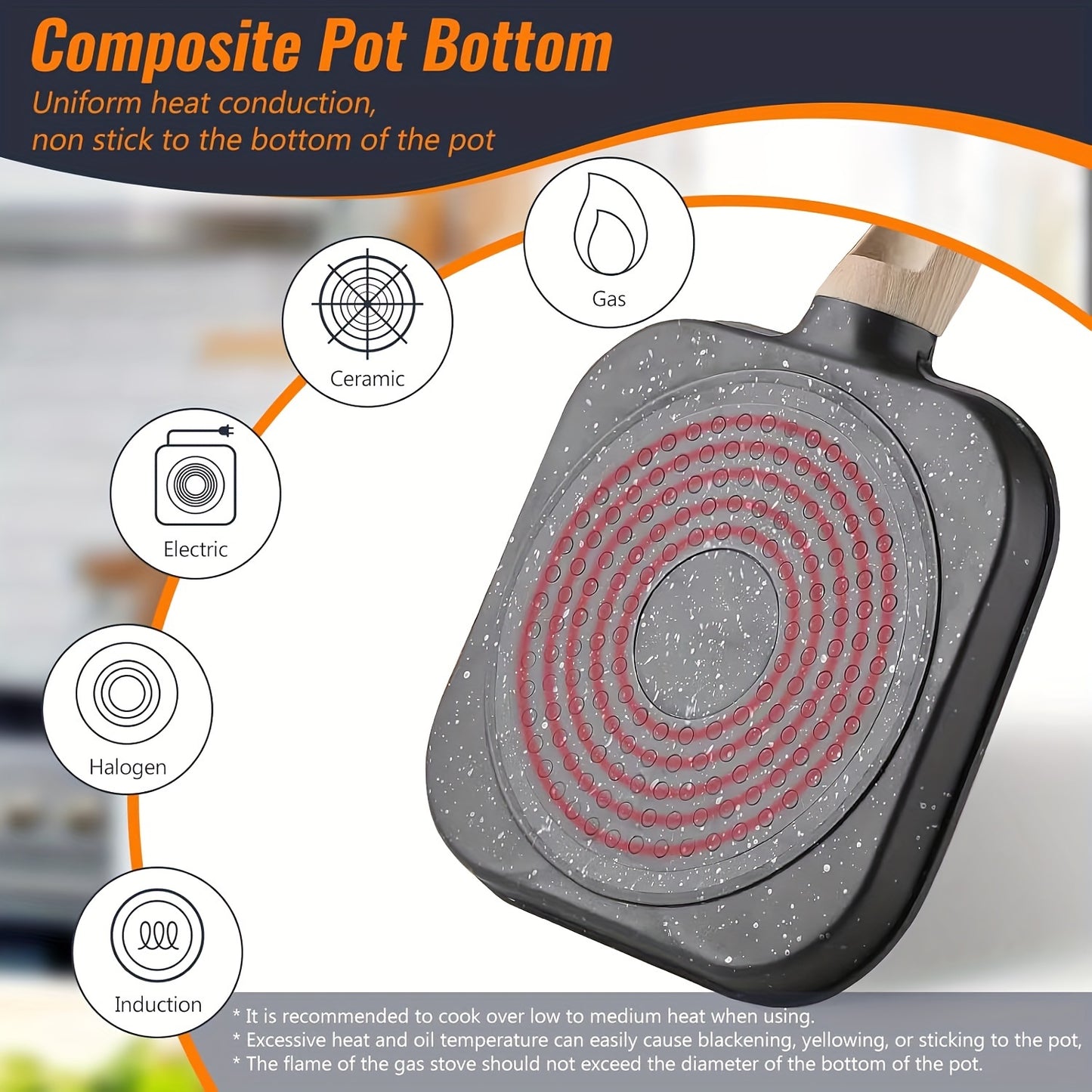 4-Hole Non-Stick Frying Pan