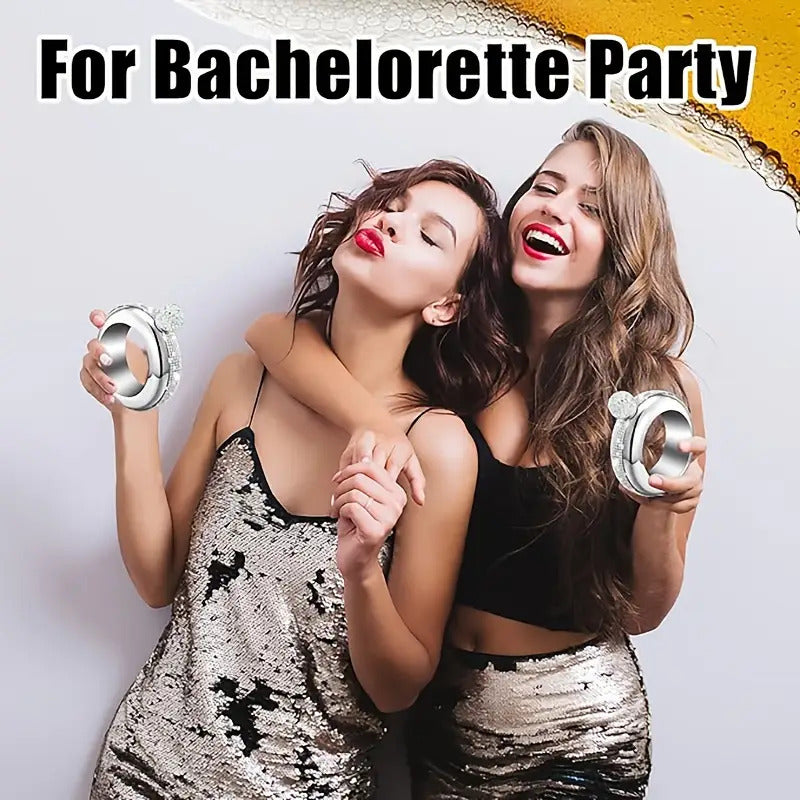 1pc Fashionable Stainless Steel Bangle Flask For Ladies