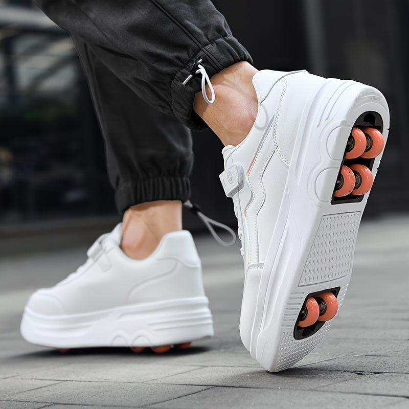 Youth Fashion 6-Wheel Roller Skates Shoes