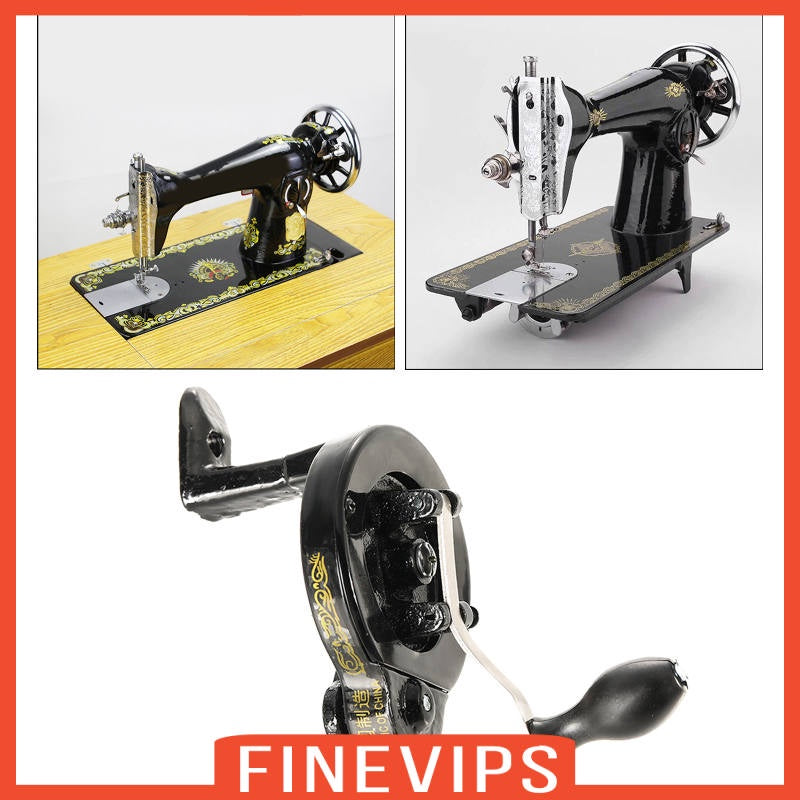 Hand crank for old household sewing machines