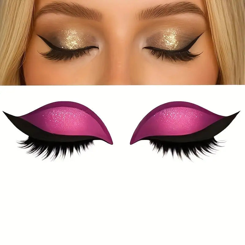 Three-In-One Self-Adhesive Eyeliner, Eyeshadow And Eyelash Stickers