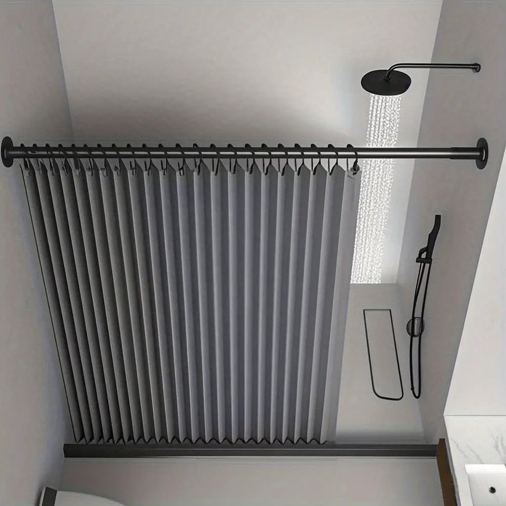 High-Temperature Resistant Polyester Foldable Bathroom Partition Curtain