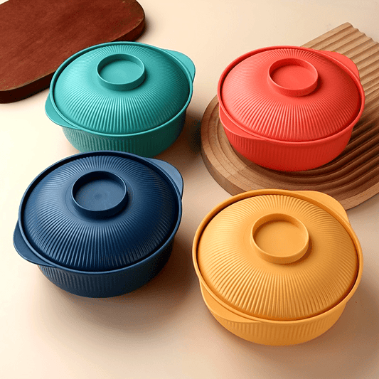 12 sets of modern circular card bowls
