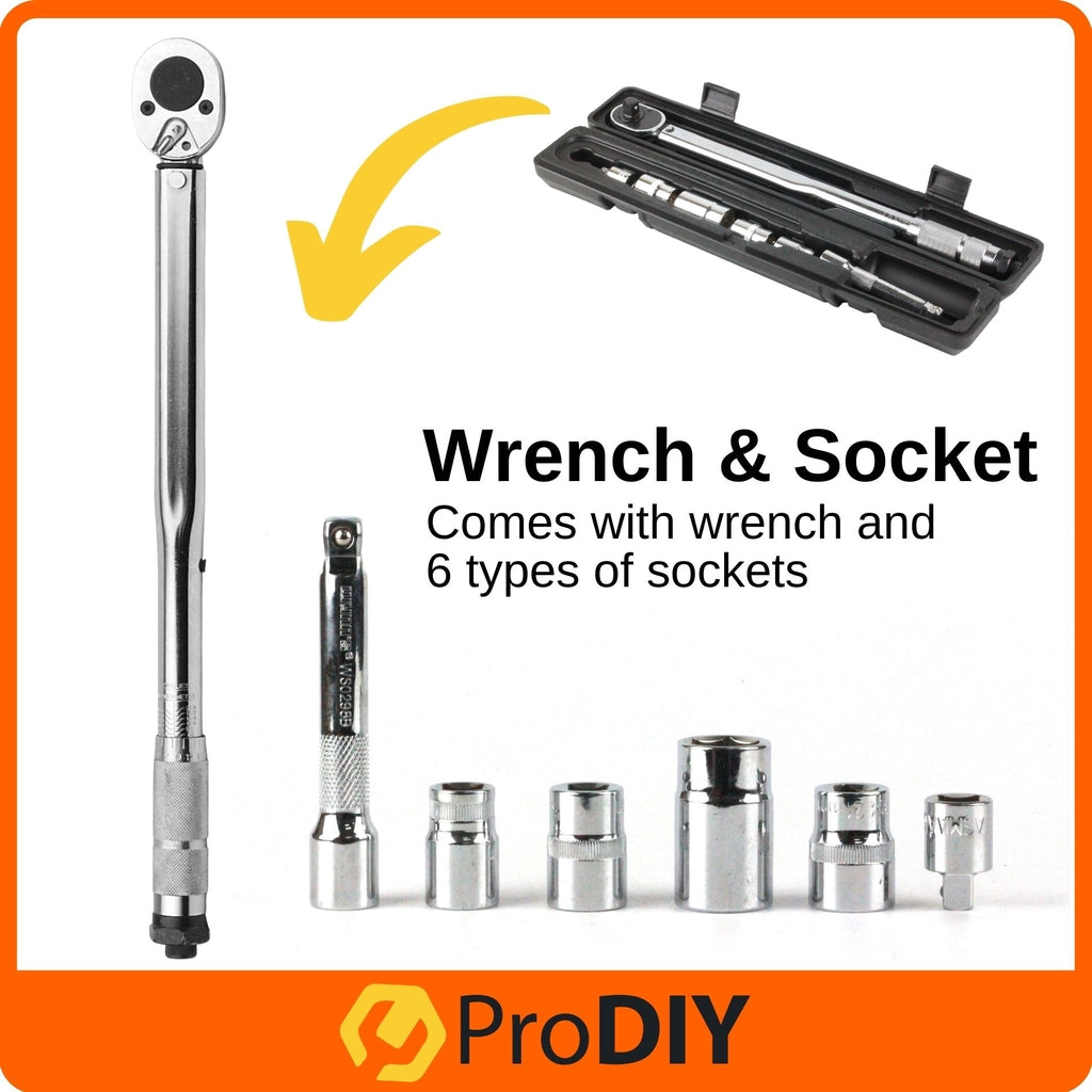 Adjustable Micrometer Torque Wrench