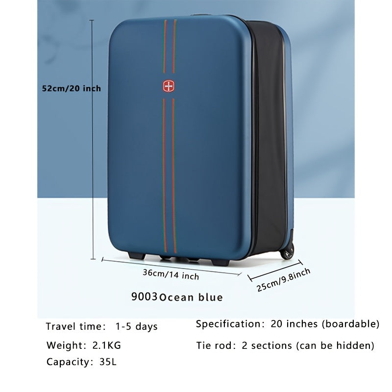 Lightweight And Durable One-Way Wheel Carry-On Suitcase