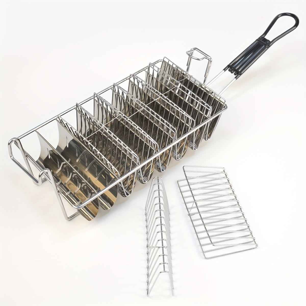 1 Set Of 8 Grids Mexican Tucker Frying Basket
