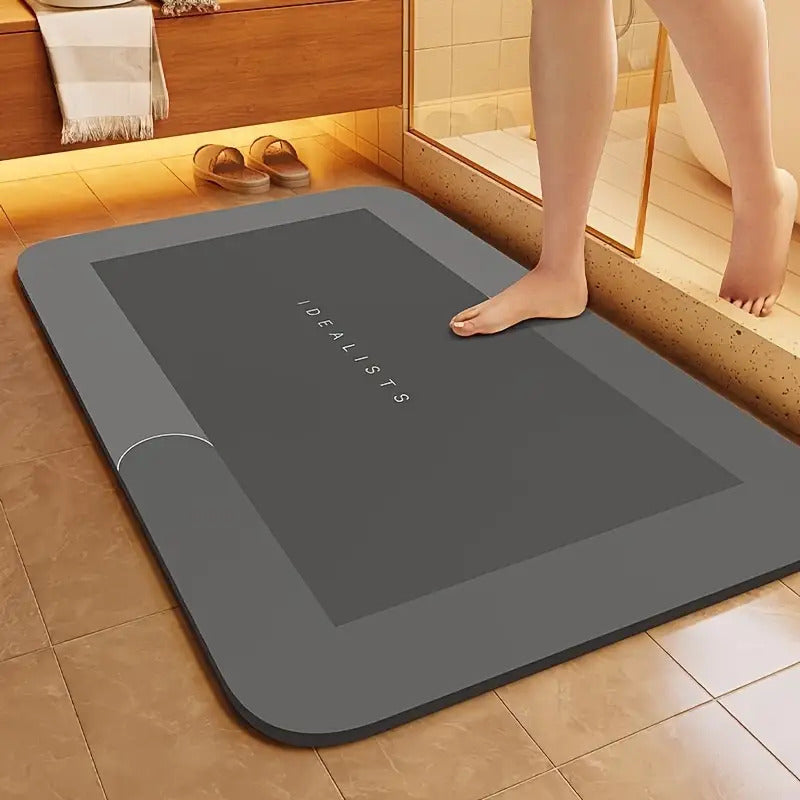 Quick-Drying, Non-Slip Super Absorbent Diatom Mud Bathroom Mat