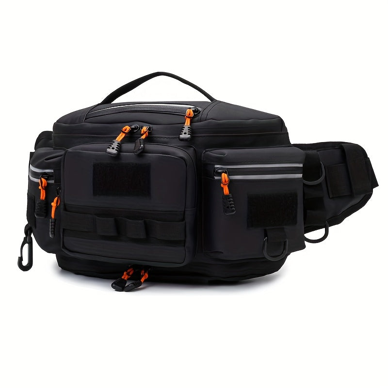 Men's Tactical Waist Bag; Multi-Functional Large Capacity Crossbody Bag