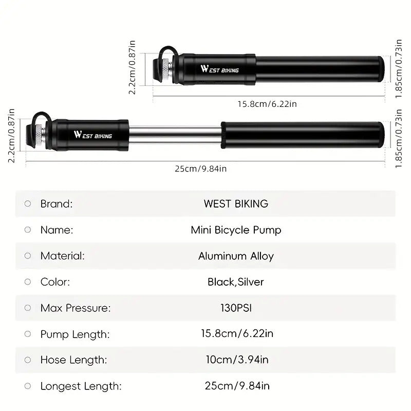 Mini Bicycle Pump Mini Bike Accessories