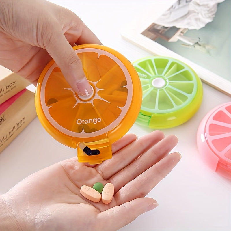 10pcs Weekly 7-Day Pill Box Round