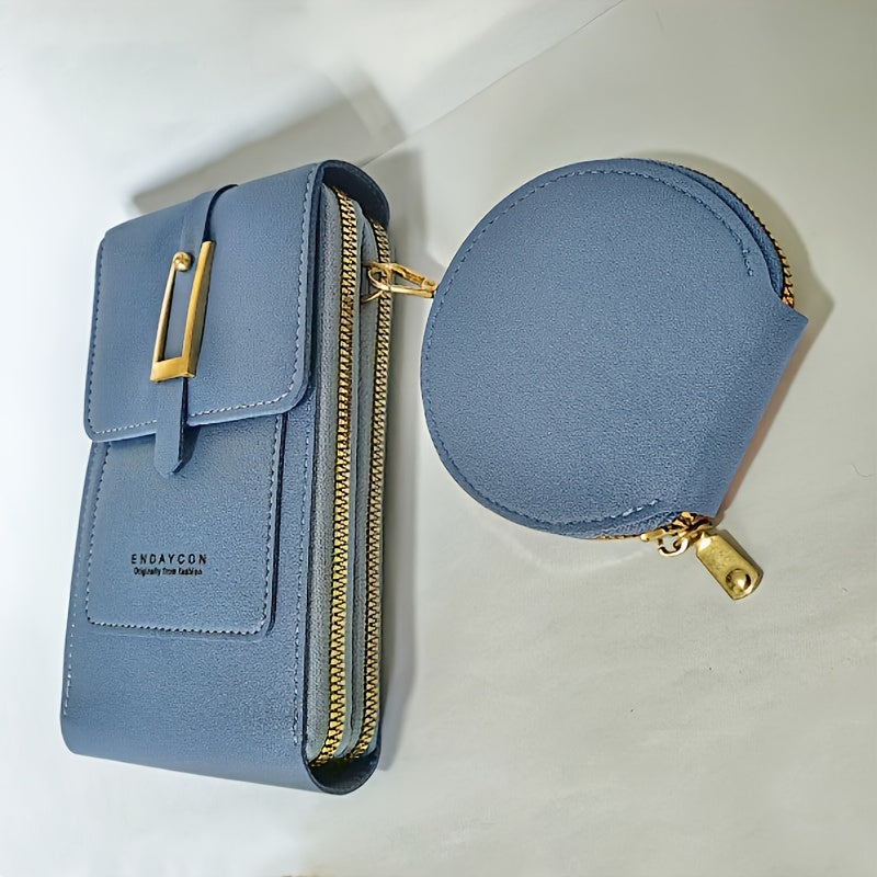 Women'S Multifunctional Crossbody Bag with Detachable Phone Pocket