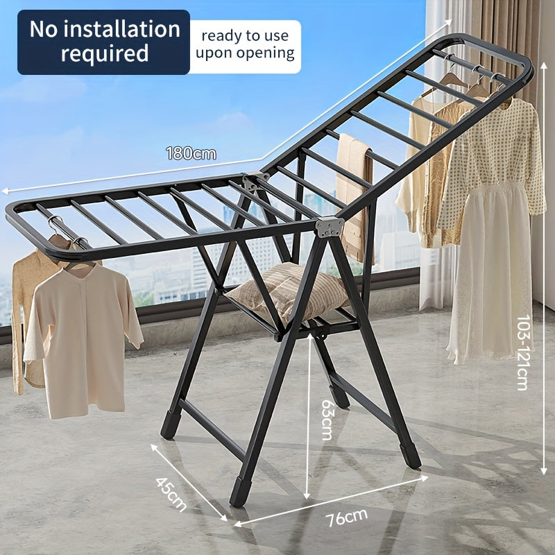 Heavy Duty Stainless Steel Folding Clothes Drying Rack