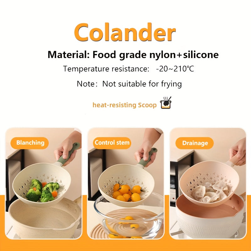 Large Plastic Colander Long Handle