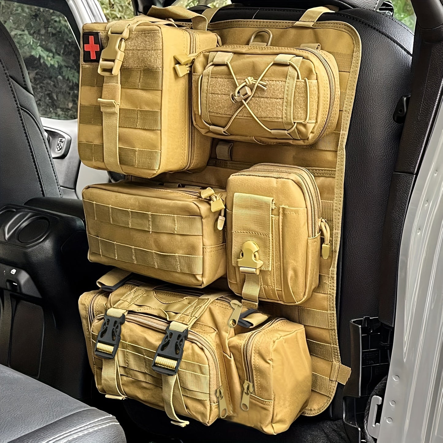 Tactical Car Seat Back Organizer