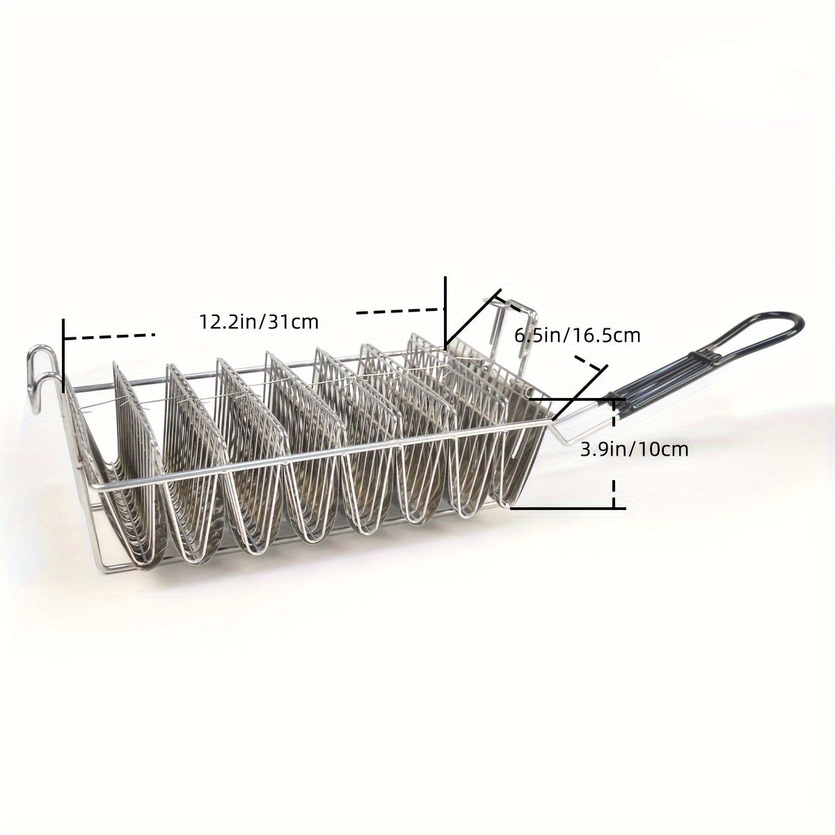 1 Set Of 8 Grids Mexican Tucker Frying Basket