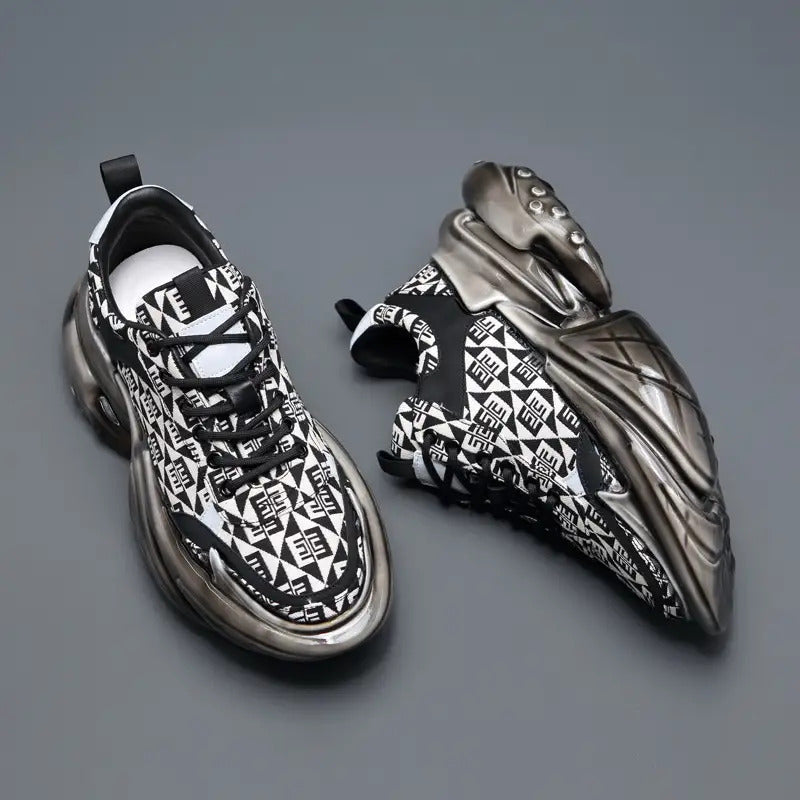 2025 Thick-Soled Rubber-Coated Dad Shoes